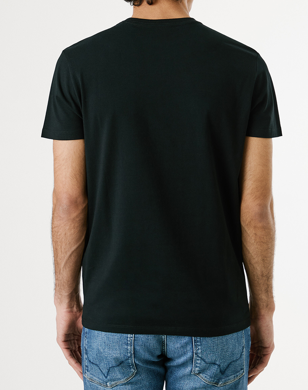 PEPE JEANS NOS DROP 2A ORIGINAL STRETCH N ΜΠΛΟΥΖΑ ΑΝΔΡΙΚΟ PM508210-999/BLACK Black φωτογραφία