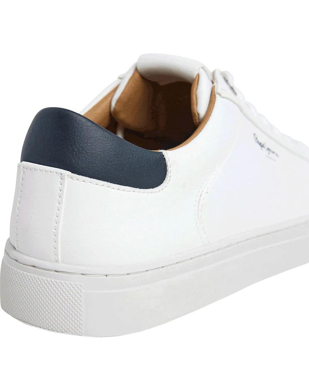 Pepe Jeans Drop 1 Joe Basic Παπουτσι Ανδρικό Pms00048-800 White ανδρικά παπούτσια Sneakers Politikos Shop Πολιτικός