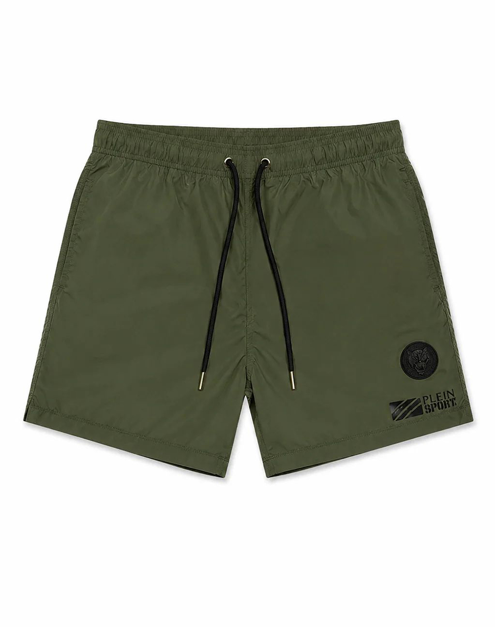 Plein Sport Ps26Mbm01 Basic Σορτς Ps26Mbm01-65 Khaki ανδρικά ρούχα μαγιό Politikos Shop Πολιτικός