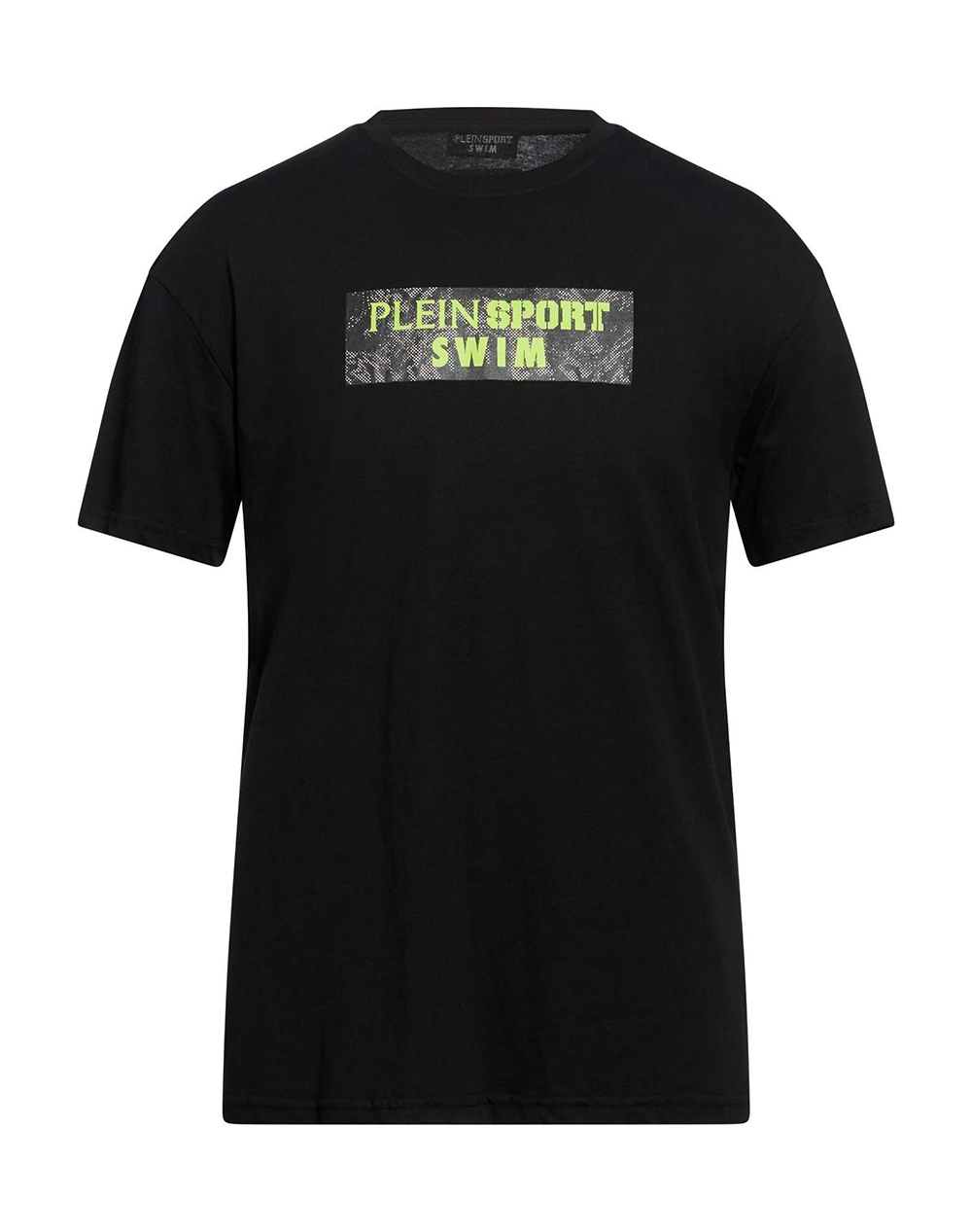 Plein Sport Ps26Mts09 Allover Tiger Μπλουζακι Κοντομανικο Ps26Mts09-02 Black ανδρικά ρούχα μπλούζες T-Shirt Politikos Shop Πολιτικός