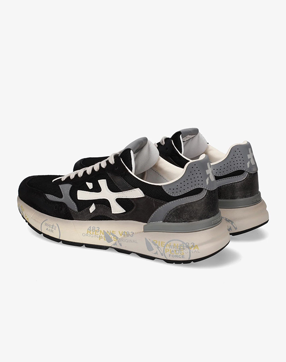 Premiata Mick Mik08119-Mick0 1 Var 8119 Black ανδρικά παπούτσια Sneakers Politikos Shop Πολιτικός