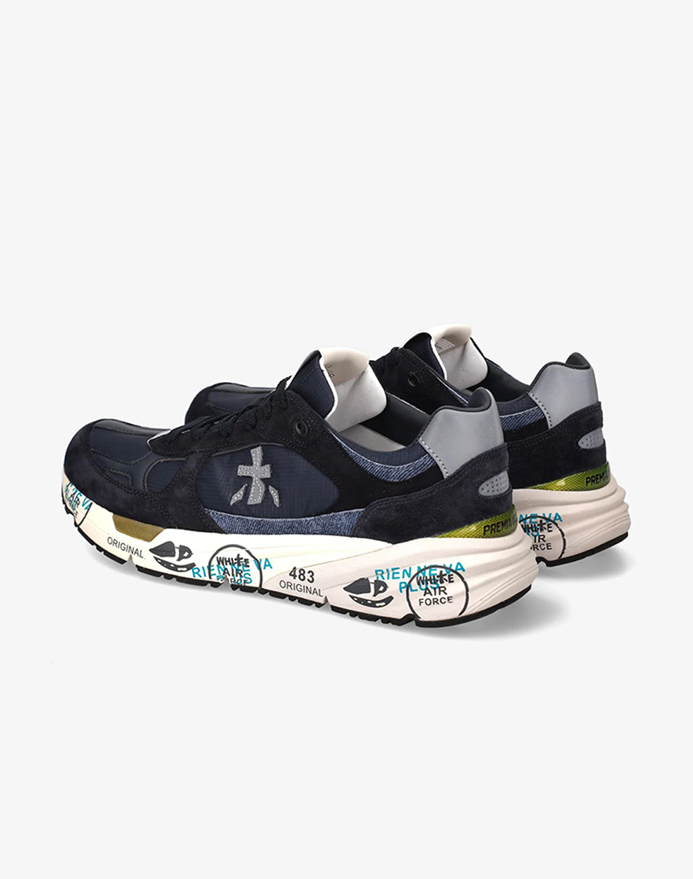 Premiata Mase Mae08020-Mase25 Var 8020 Darkblue ανδρικά παπούτσια Sneakers Politikos Shop Πολιτικός