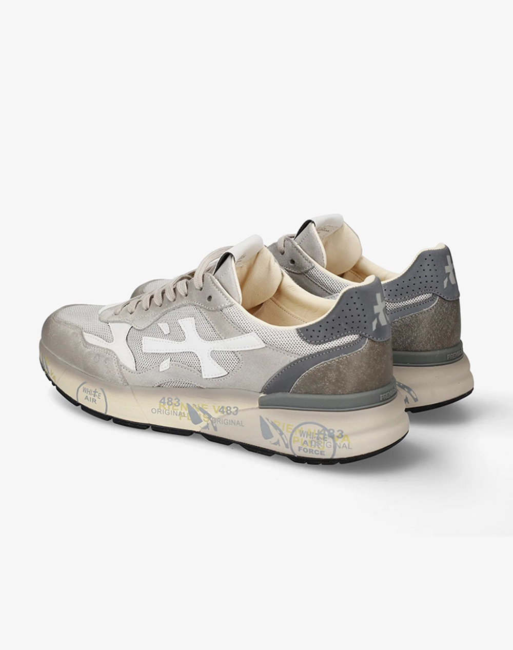 Premiata Mick Mik08117-Mick0 1 Var 8117 Lightgray ανδρικά παπούτσια Sneakers Politikos Shop Πολιτικός