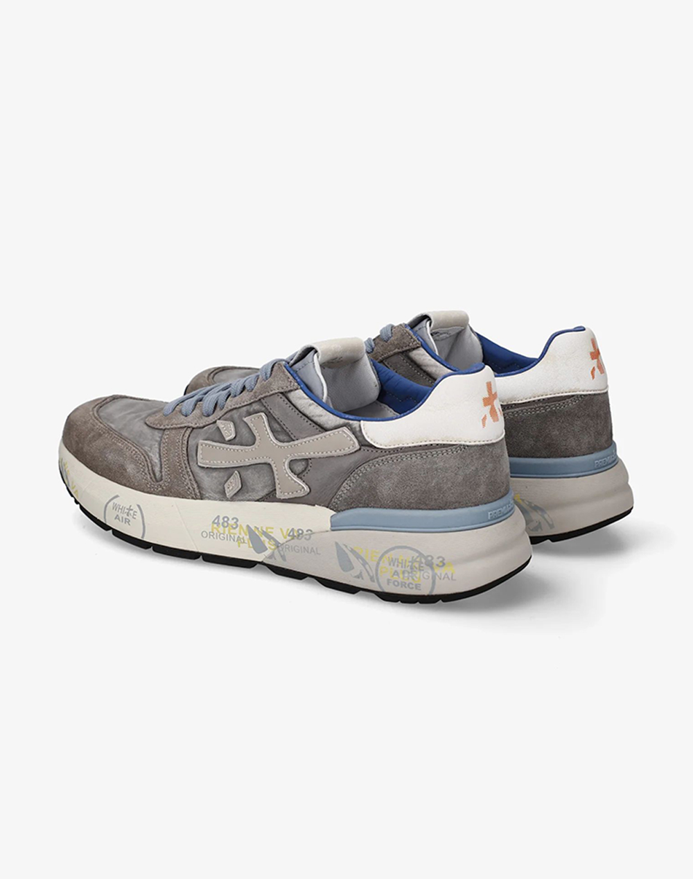 Premiata Mick Mik07247-Var 7247 Gray ανδρικά παπούτσια Sneakers Politikos Shop Πολιτικός