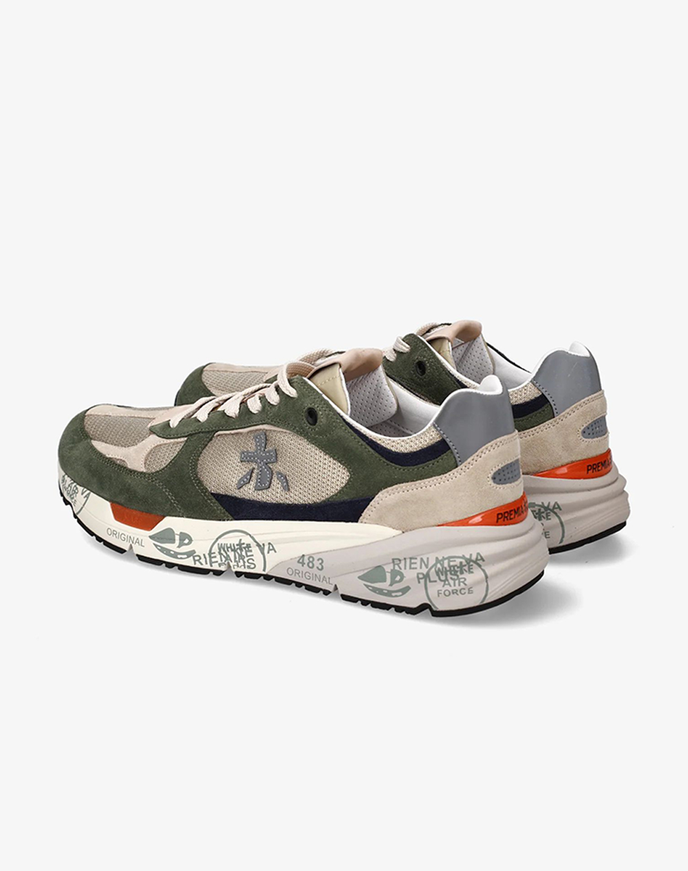 Premiata Mase Mae08015-Mase25 Var 8015 Khaki ανδρικά παπούτσια Sneakers Politikos Shop Πολιτικός
