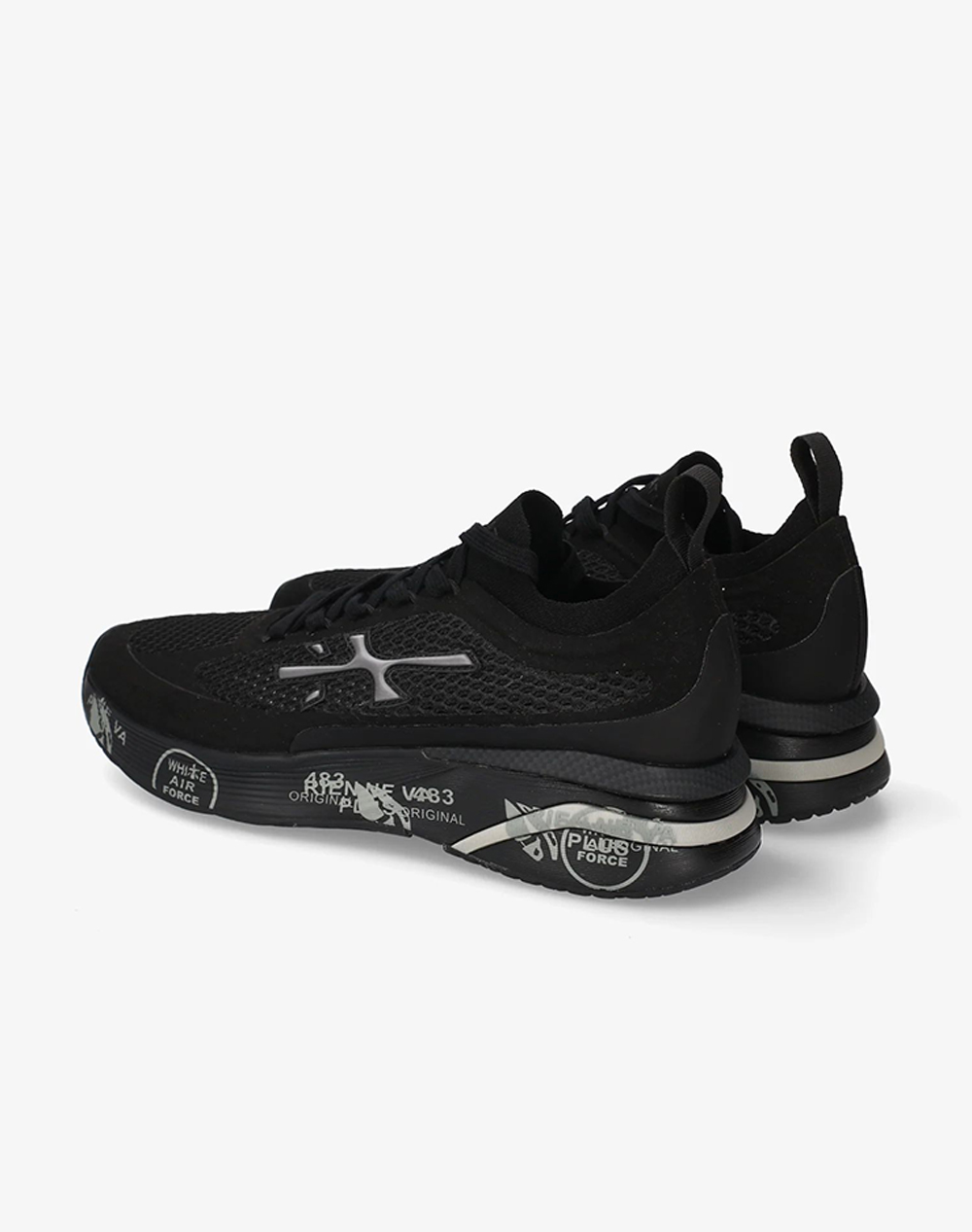 Premiata Moerun Moe08261-Moerun0 1 Var 8261 Black ανδρικά παπούτσια Sneakers Politikos Shop Πολιτικός