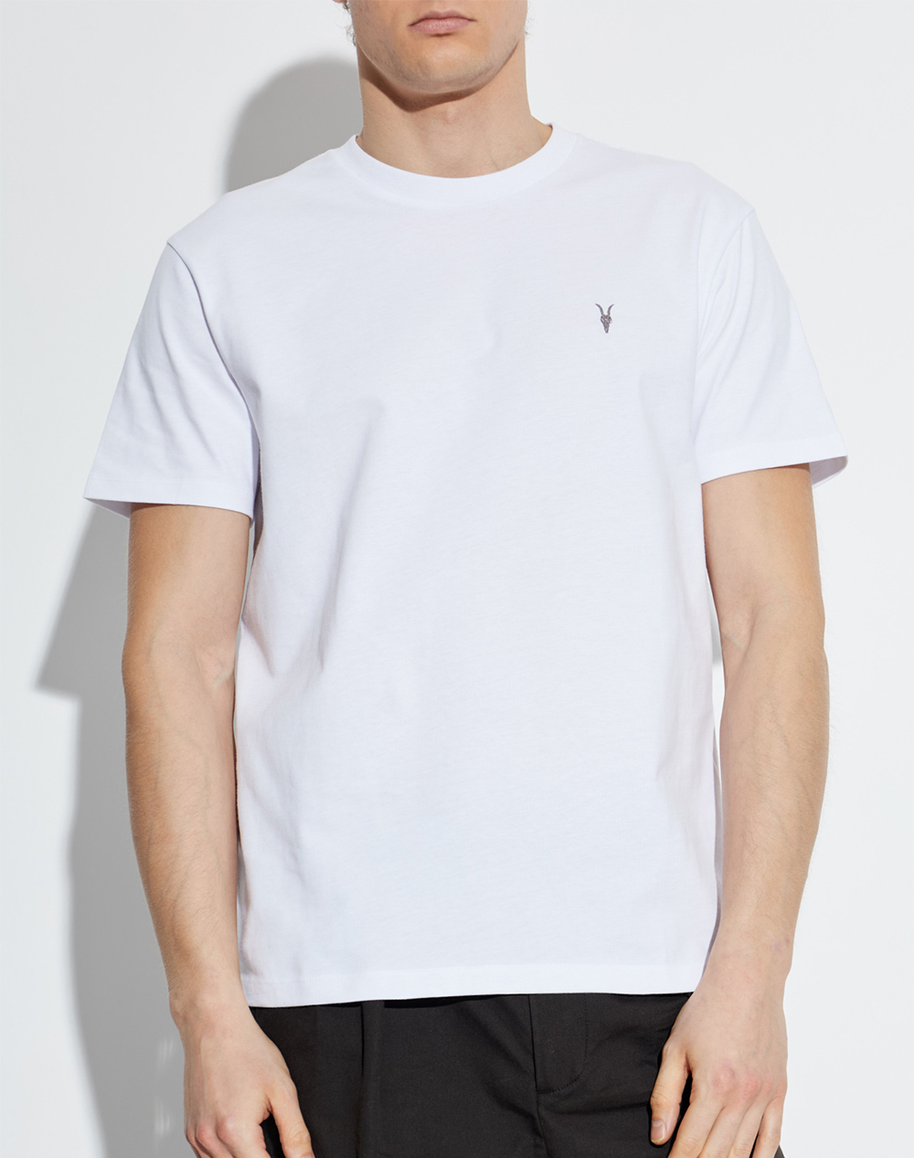 ALL SAINTS DEXTER SS CREW M005JD-OPTIC WHITE White