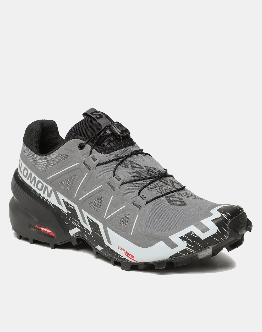 SALOMON TRAIL RUNNING - CROSS SHOES SPEEDCROSS 6 QUSH/BLACK/PRLBLU ΠΑΠΟΥΤΣΙ ΑΝΔΡΙΚΟ L41738000-UNIQUE Gray φωτογραφία