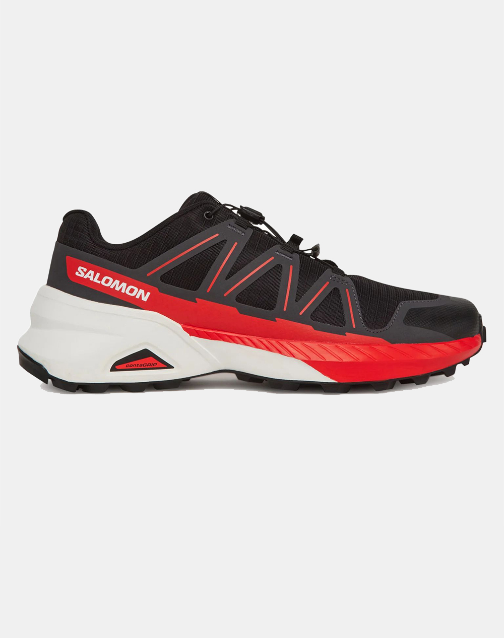 SALOMON SMU BANK SHOES SPEEDCROSS PEAK BLACK/ASPHALT/FIRD ΠΑΠΟΥΤΣΙ ΑΝΔΡΙΚΟ L47790100-UNIQUE Black