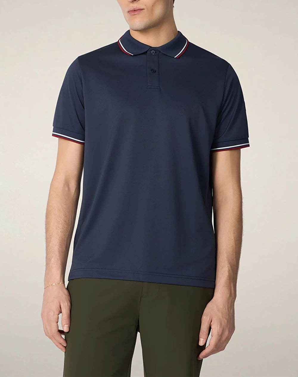 SAVE THE DUCK HARI POLO ΜΠΛΟΥΖΑ ΑΝΔΡΙΚΟ DR0136MPIQU22-90000 NavyBlue