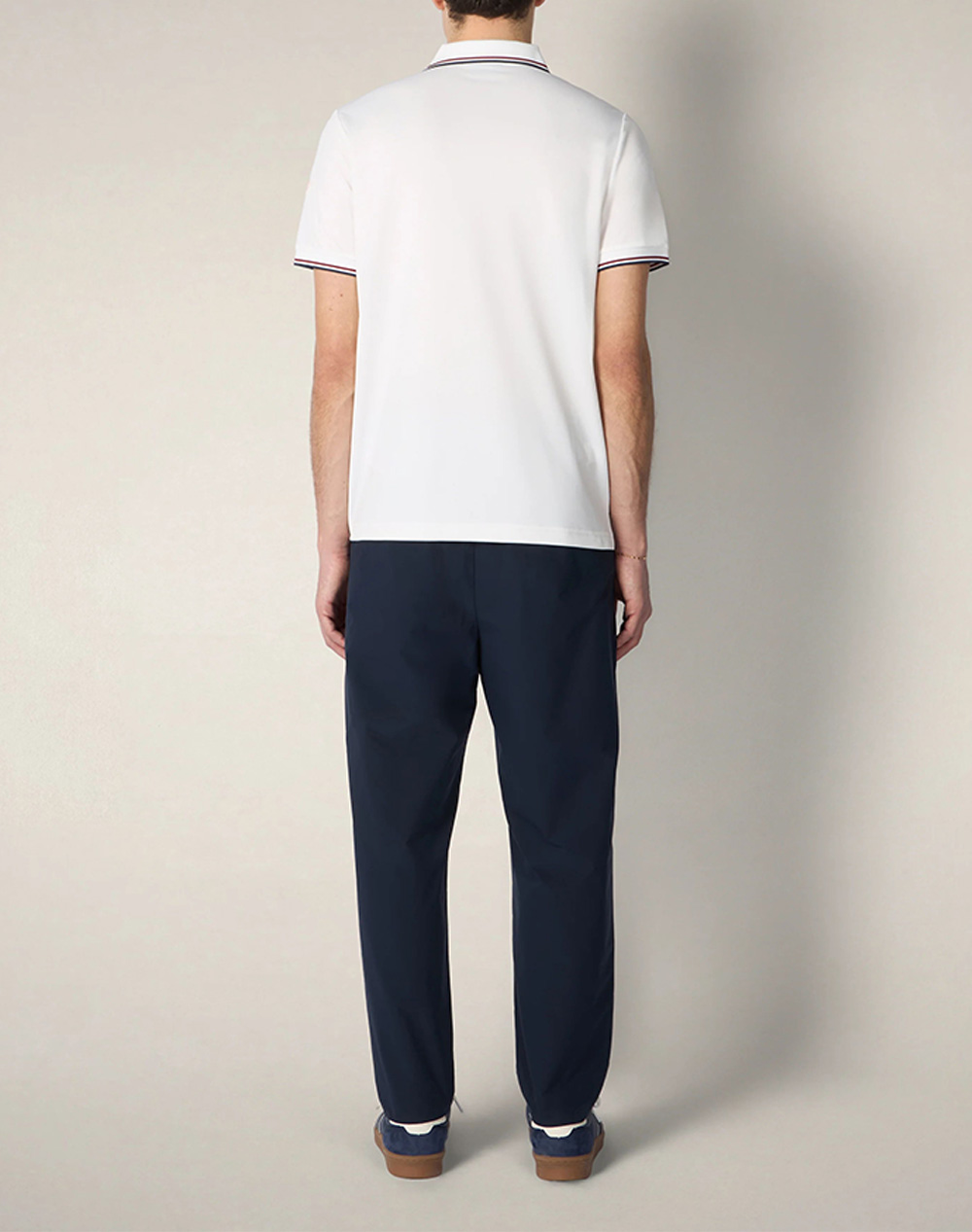 SAVE THE DUCK HARI POLO ΜΠΛΟΥΖΑ ΑΝΔΡΙΚΟ DR0136MPIQU22-00002 OffWhite φωτογραφία