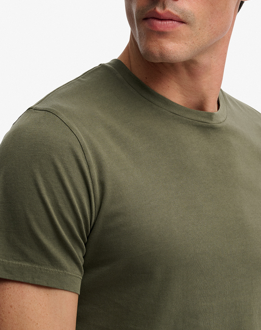 Superdry D1 Ovin Classic Essential Tee Μπλούζα Ανδρικό M1012226A-1Th Darkgreen ανδρικά ρούχα μπλούζες T-Shirt Politikos Shop Πολιτικός