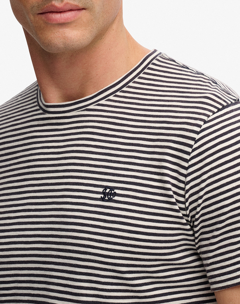 Superdry D2 Ovin Classic Essential Stripe Tee Μπλούζα Ανδρικό M1012346A-K3S Multi ανδρικά ρούχα μπλούζες T-Shirt Politikos Shop Πολιτικός