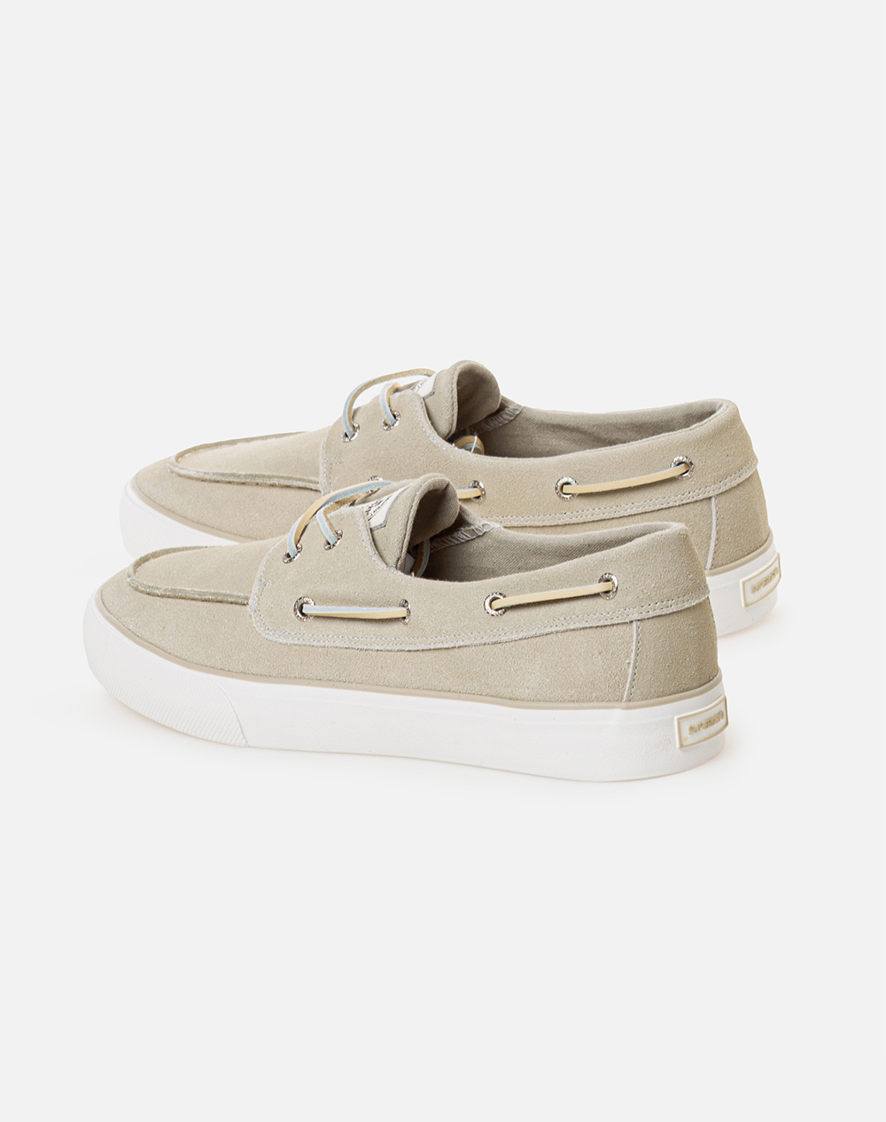 Superdry Sdss26303Su Antoni Moqs 600 Mocassin Παπουτσι Ανδρικό Sdss26303Su-White Sand Ecru ανδρικά παπούτσια Boat Shoes Politikos Shop Πολιτικός