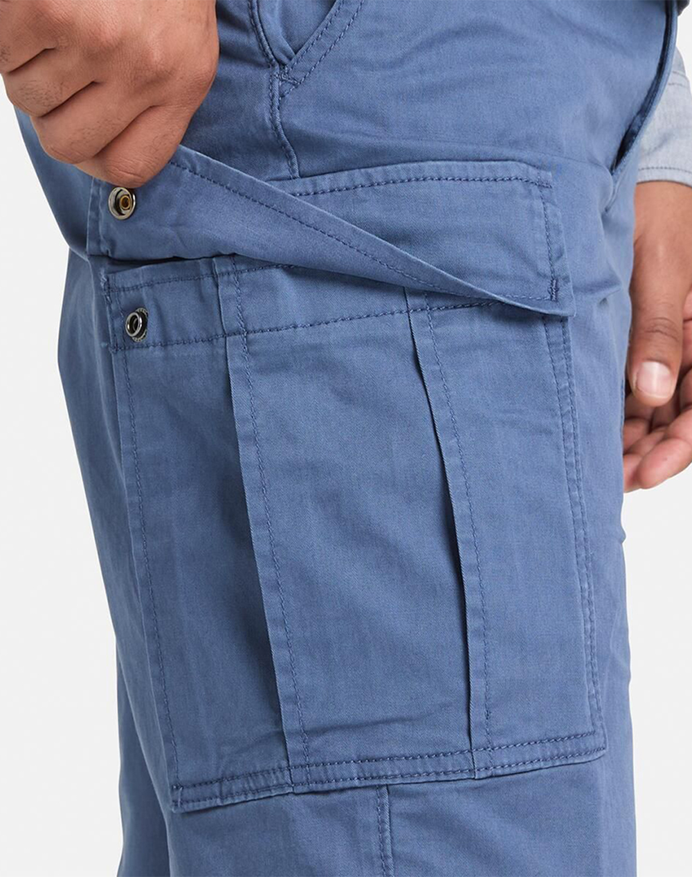 Timberland Twill Cargo Short Tb0A44Xt-Eyo Blue ανδρικά ρούχα παντελόνια Politikos Shop Πολιτικός