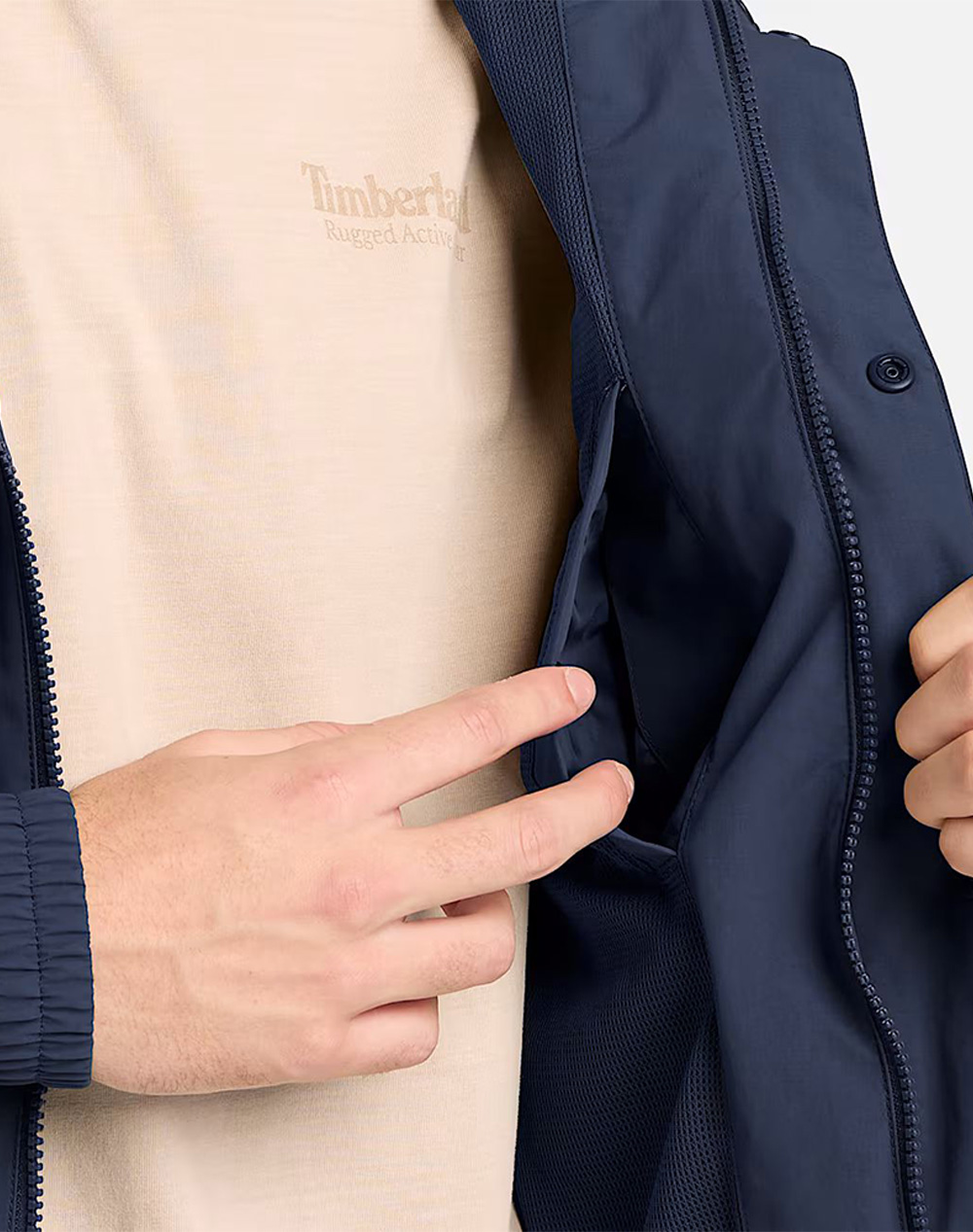 Timberland Waterproof Bomber Tb0A44Mq-433 Darkblue ανδρικά ρούχα Πανωφορια μπουφάν Politikos Shop Πολιτικός