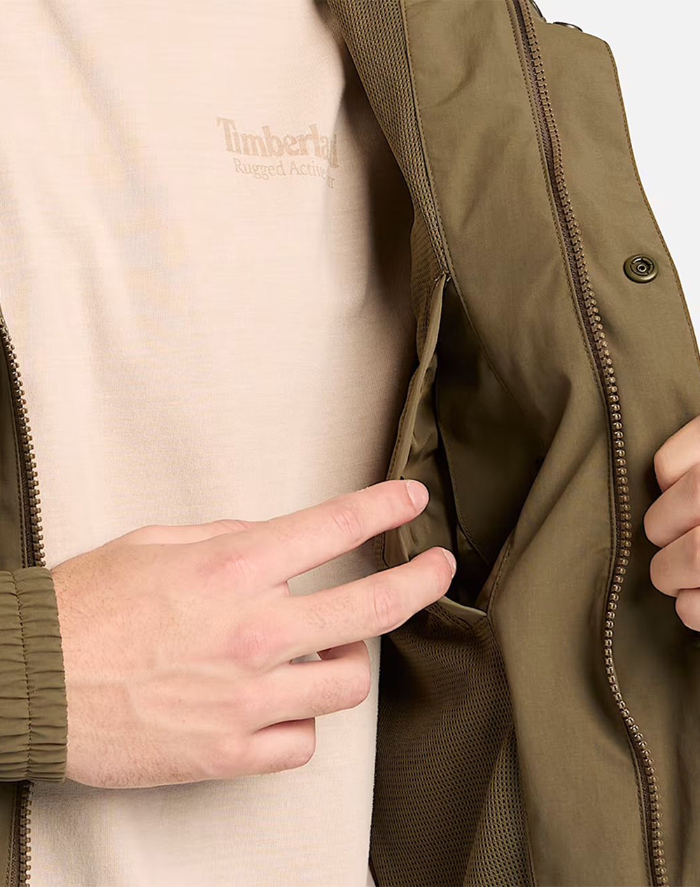 Timberland Waterproof Bomber Tb0A44Mq-A58 Olive ανδρικά ρούχα Πανωφορια μπουφάν Politikos Shop Πολιτικός
