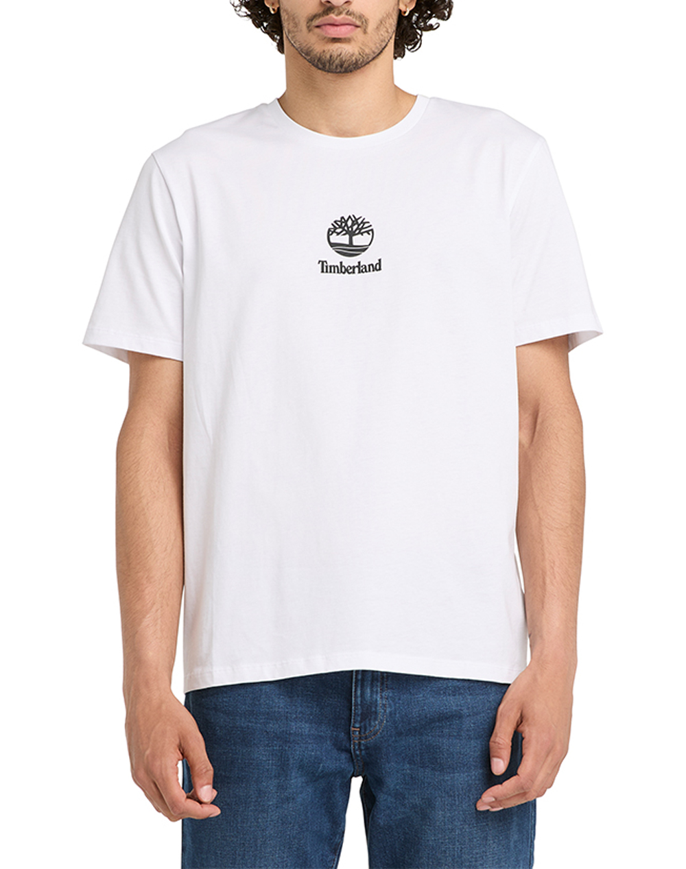 TIMBERLAND Print Stack Logo Short Sleeve Tee TB0A6WWT-100 White