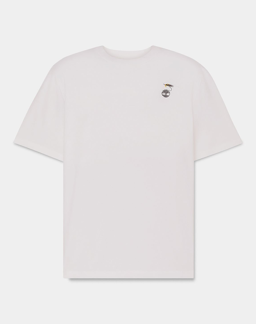 Timberland Slogan Tee Tb0A5M84-100 White ανδρικά ρούχα μπλούζες T-Shirt Politikos Shop Πολιτικός