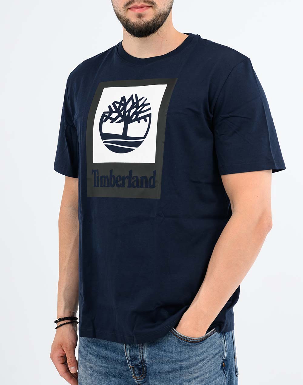 TIMBERLAND Colored Short Sleeve Tee TB0A5QS2-433 DarkBlue