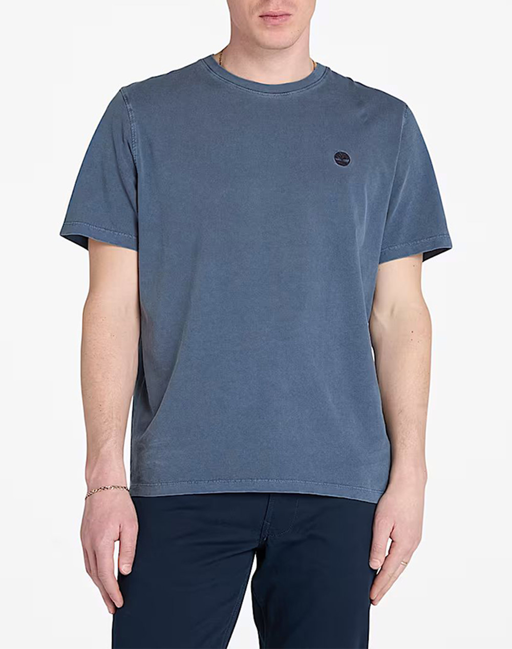 TIMBERLAND Garment Dye Short Sleeve Tee TB0A5YAY-433 DarkBlue