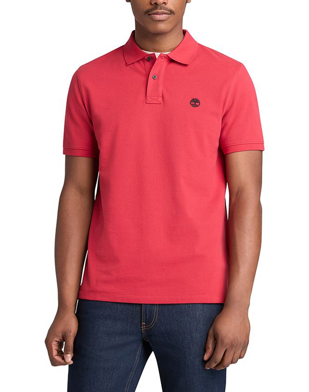TIMBERLAND Pique Short Sleeve Polo TB0A6VDP-N96 FireRed
