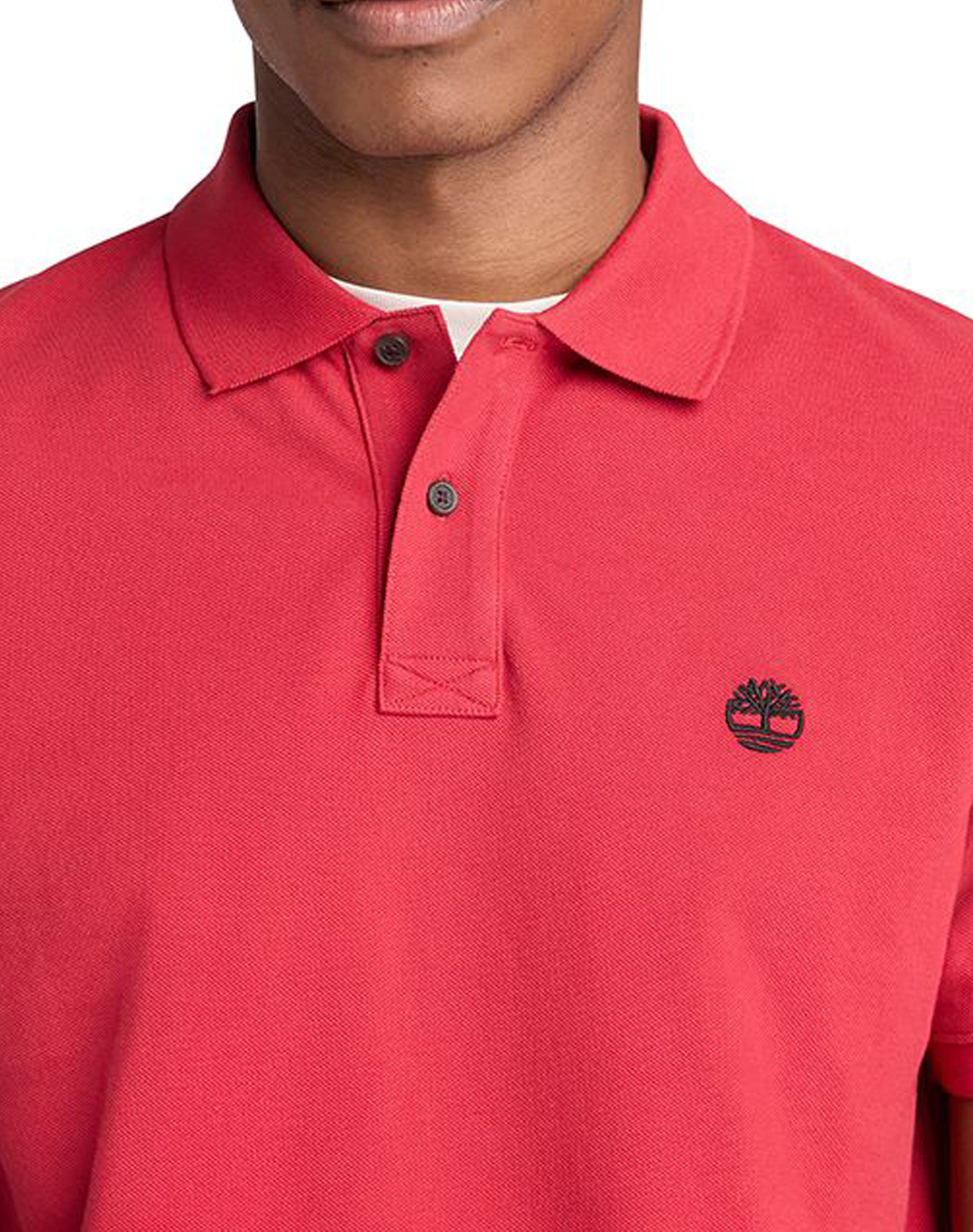 Timberland Pique Short Sleeve Polo Tb0A6Vdp-N96 Firered ανδρικά ρούχα μπλούζες Politikos Shop Πολιτικός