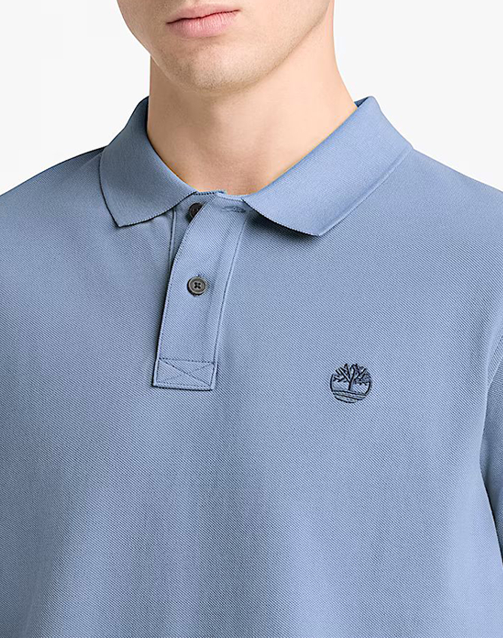 Timberland Pique Short Sleeve Polo Tb0A6Vdp-B88 Lightblue ανδρικά ρούχα μπλούζες Politikos Shop Πολιτικός