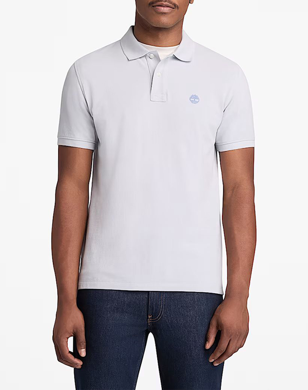 TIMBERLAND Pique Short Sleeve Polo TB0A6VDP-A7E LightGray