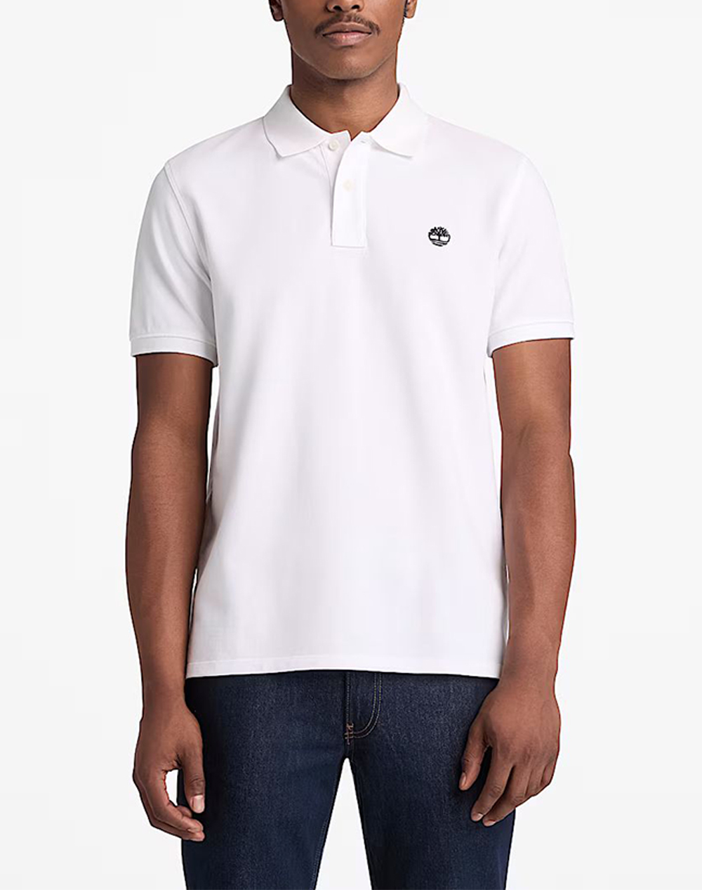 TIMBERLAND Pique Short Sleeve Polo TB0A6VDP-100 White