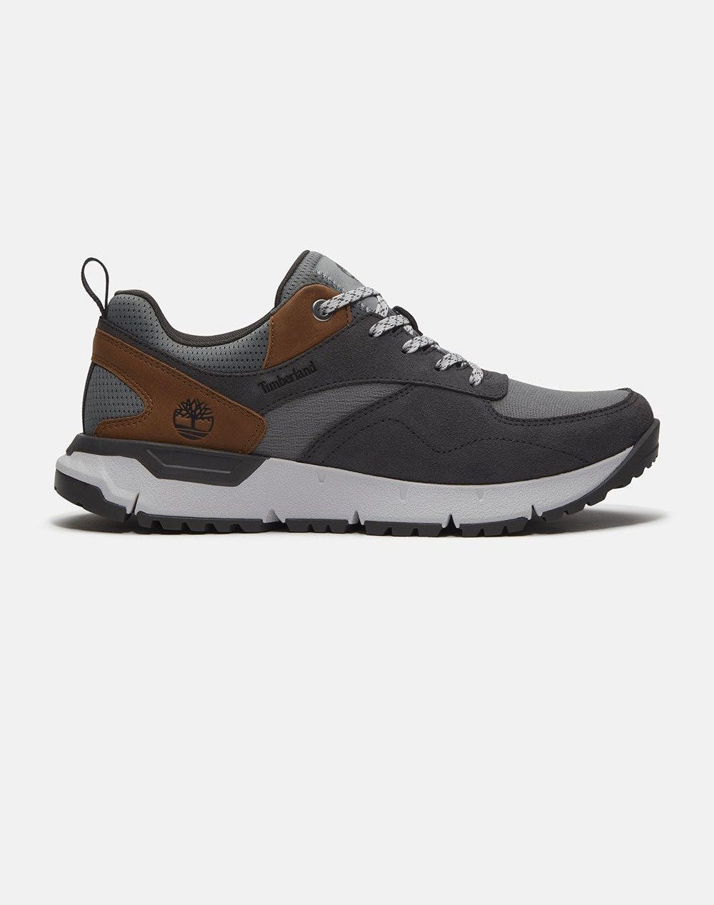 Timberland Ανδρικά Sneakers Σκούρο Γκρι Δέρμα Premium Timberland Και Ύφασμα Rebotl