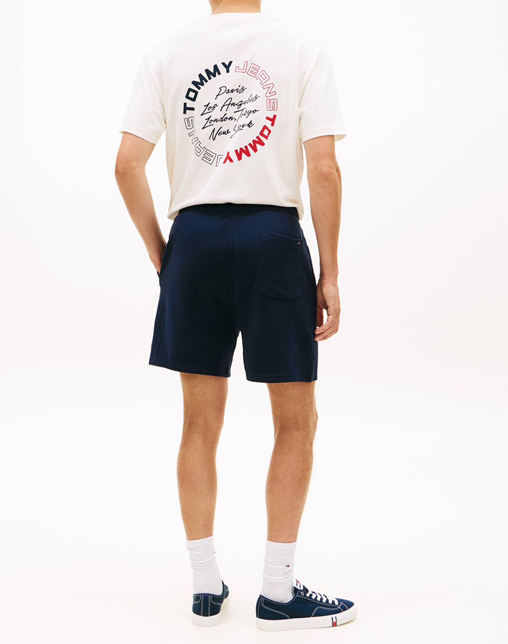 TOMMY JEANS TJM SIGNATURE BEACH SHORT DM0DM23017-C1G DarkBlue φωτογραφία