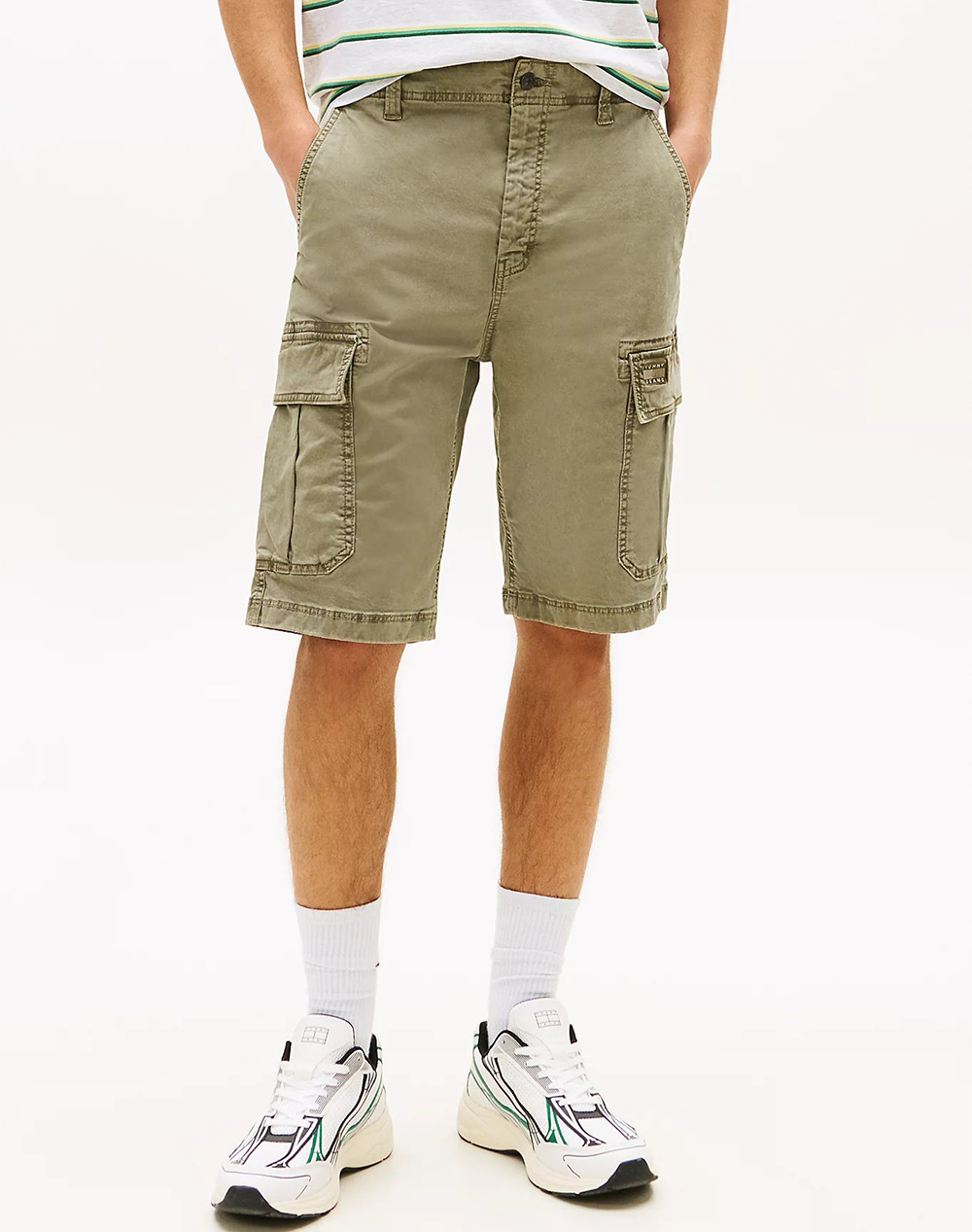 TOMMY JEANS TOMMY JEANS TJM OTIS WASHED CARGO SHORT DM0DM22831-M1LNI Khaki