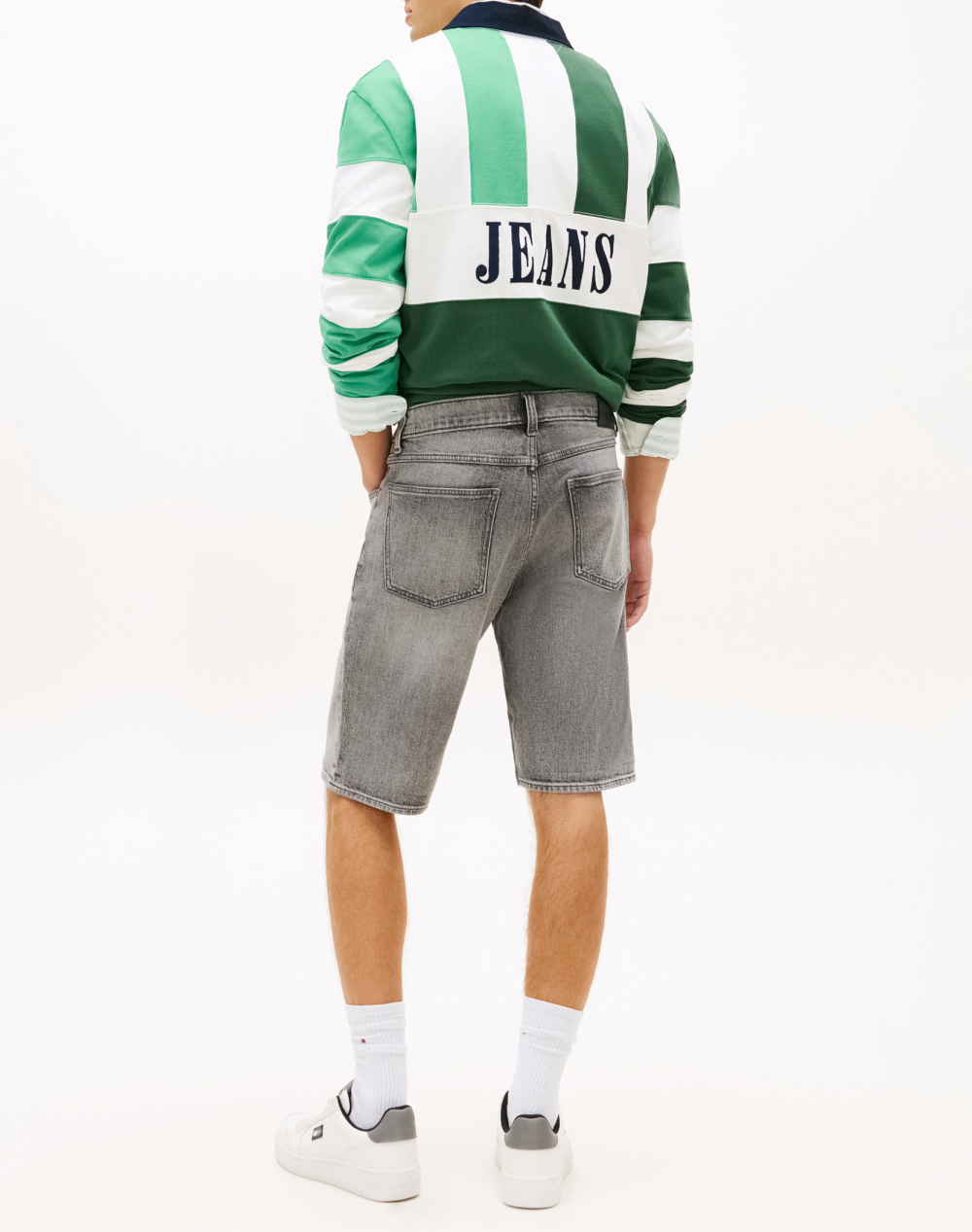 TOMMY JEANS RONNIE SHORT BJ8172 DM0DM22975-1DANI DenimGray φωτογραφία