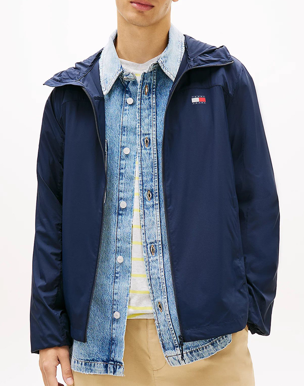 TOMMY JEANS TJM OUTDOOR SHELL JACKET EXT DM0DM23112-C1G DarkBlue