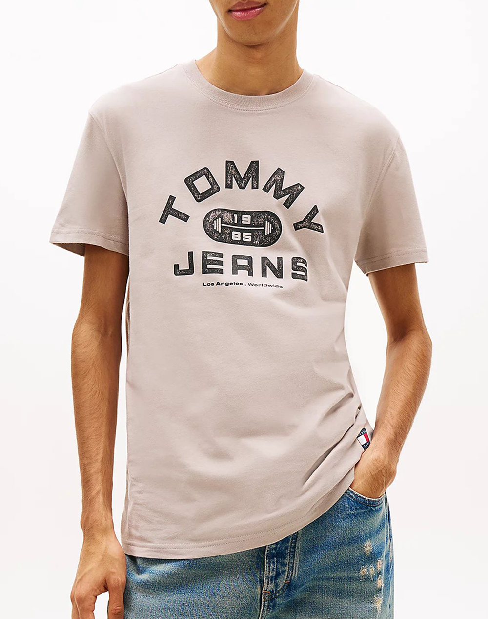 TOMMY JEANS TJM REG TJ GYM SS TEE EXT DM0DM22551-PKE Mixed