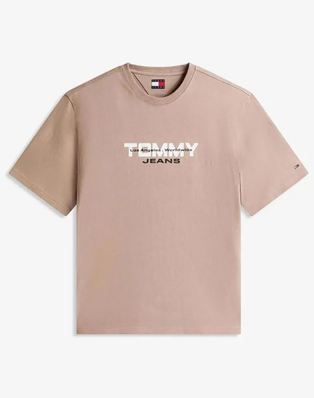 TOMMY JEANS TJM 90S TJ BLOCK SS TEE DM0DM22550-PKD Camel