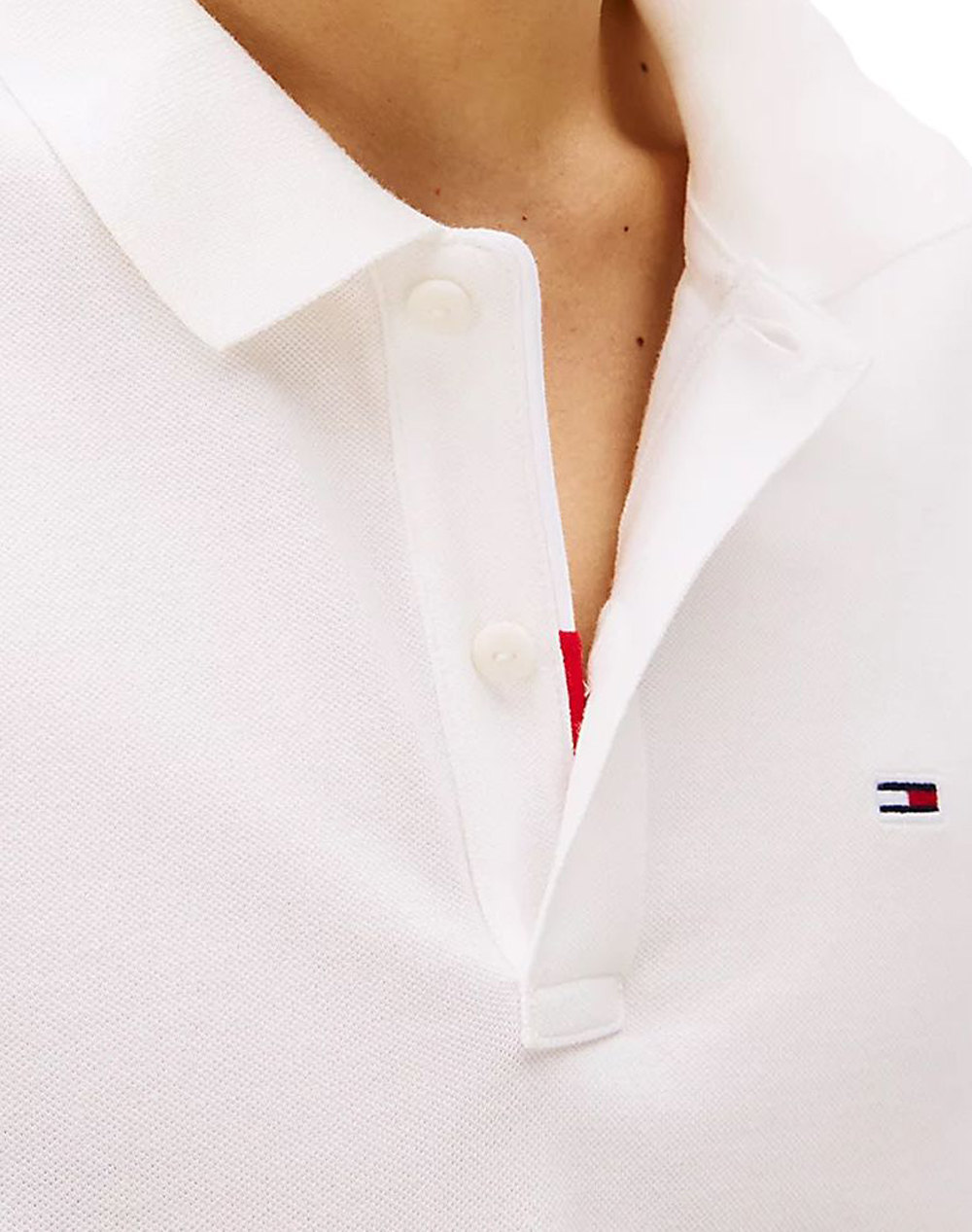 Tommy Jeans Tjm Slim Placket Polo Ext Dm0Dm20676-Ybl Offwhite ανδρικά ρούχα μπλούζες Politikos Shop Πολιτικός