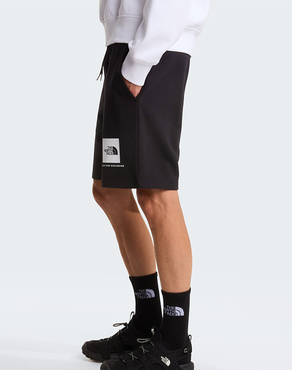 The North Face M Box Nse Lt Rg Nf0A8Gq8-Black Black ανδρικά αθλητικά ρούχα Σορτς Βερμουδα Politikos Shop Πολιτικός