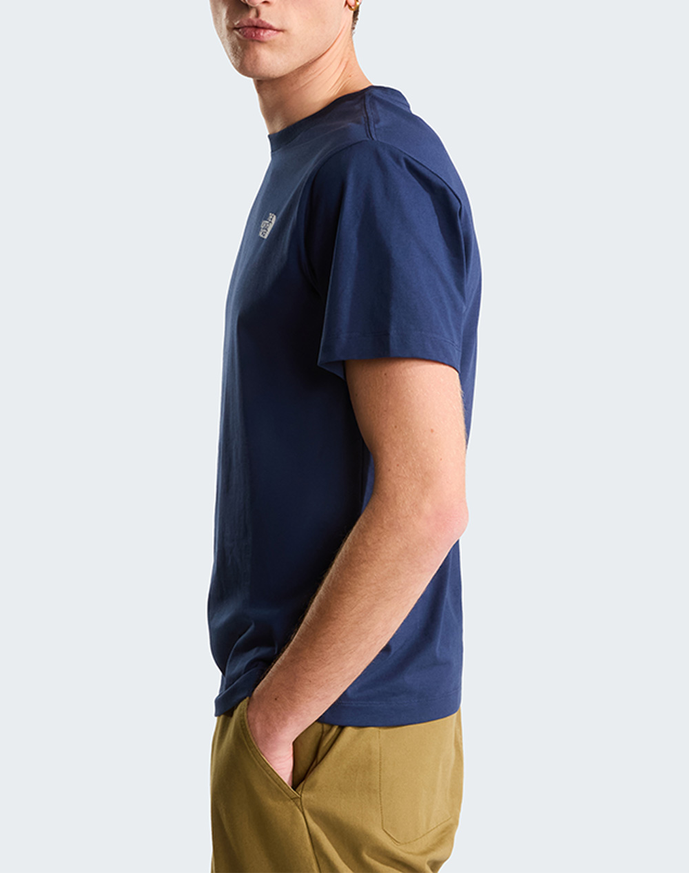 The North Face M Evo Box Nse Reg Ss T Nf0A8B6K-Nf8K2 Navyblue ανδρικά ρούχα μπλούζες T-Shirt Politikos Shop Πολιτικός