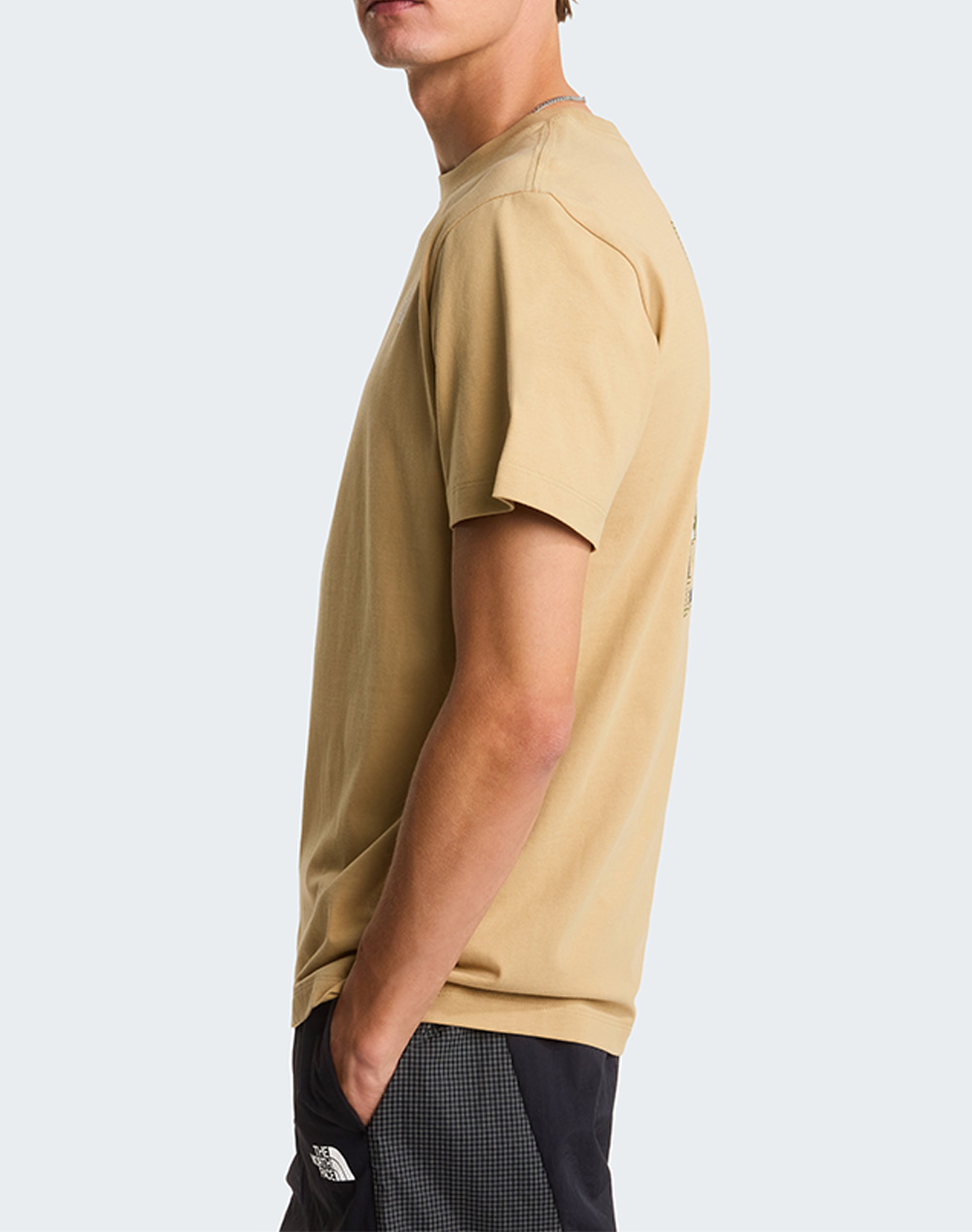 The North Face M Faces Reg Ss T Nf0A8Guw-Nflk5 Biege ανδρικά ρούχα μπλούζες T-Shirt Politikos Shop Πολιτικός