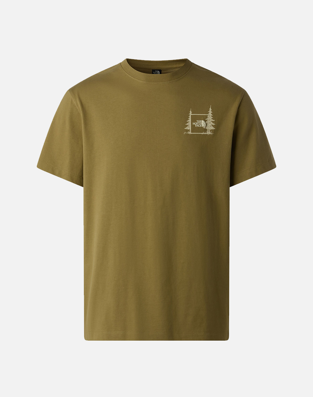 The North Face M Camping Relaxed Short Nf0A8Gqm-Nf2El Khaki ανδρικά ρούχα μπλούζες T-Shirt Politikos Shop Πολιτικός
