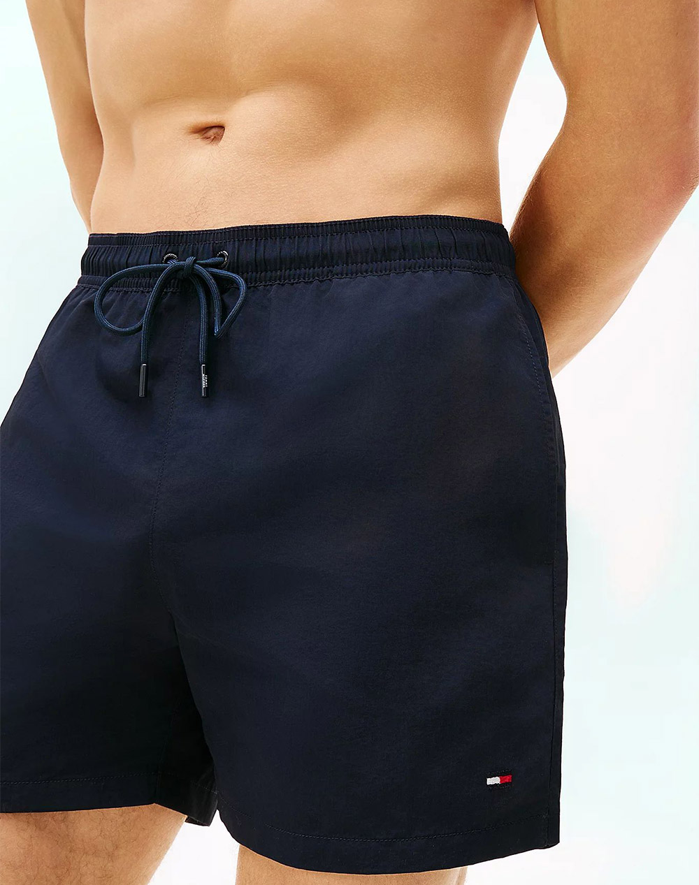 Tommy Hilfiger Medium Drawstring Um0Um03477-Dw5 Darkblue ανδρικά ρούχα μαγιό Σορτς Politikos Shop Πολιτικός