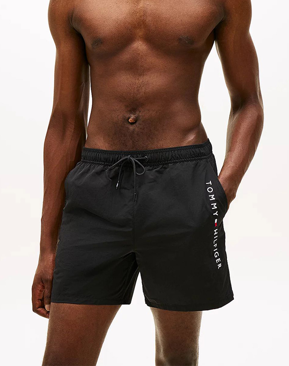 TOMMY HILFIGER MEDIUM DRAWSTRING zip pocket UM0UM03748-BDS Black