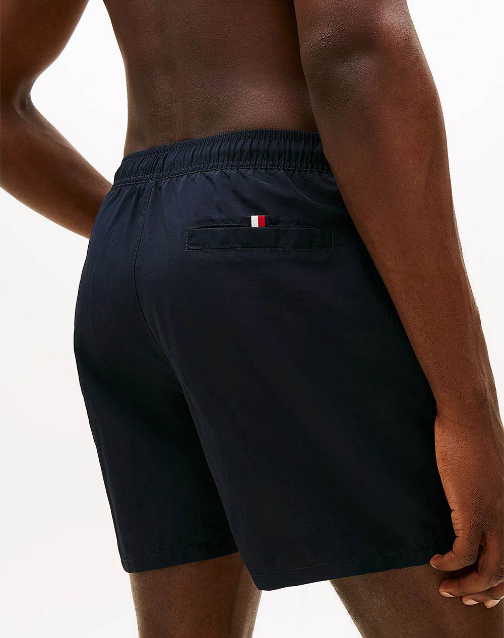 Tommy Hilfiger Medium Drawstring Zip Pocket Um0Um03748-Dw5 Darkblue ανδρικά ρούχα μαγιό Σορτς Politikos Shop Πολιτικός