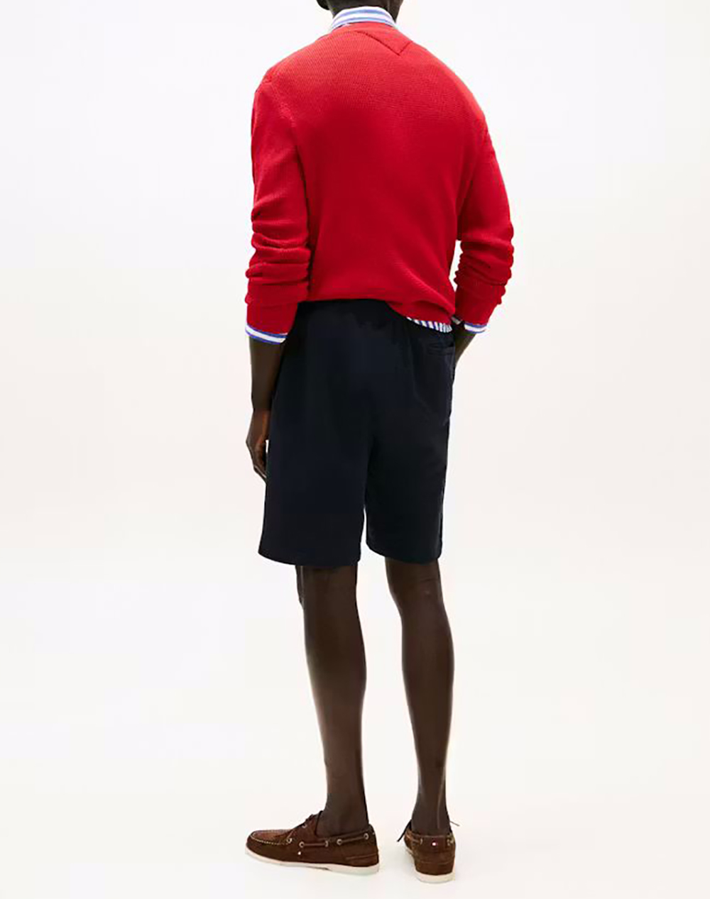 TOMMY HILFIGER ESSENTIAL TERRY SWEATSHORT MW0MW37240-DW5 DarkBlue φωτογραφία