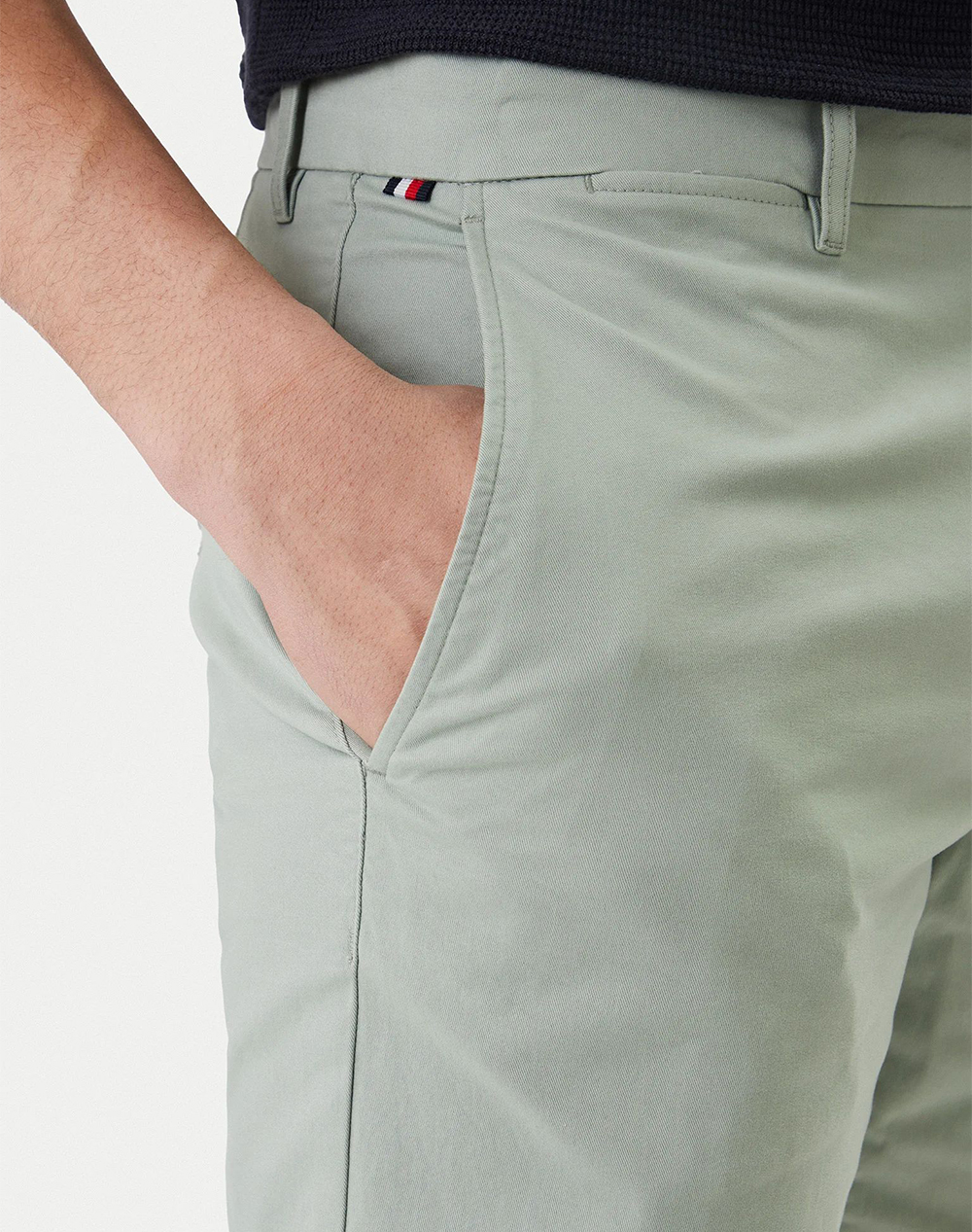 Tommy Hilfiger Denton 9 5 Ess Twill Mw0Mw42351-Pm3Ni Mintgreen ανδρικά ρούχα Σορτς Βερμουδες Chinos Politikos Shop Πολιτικός