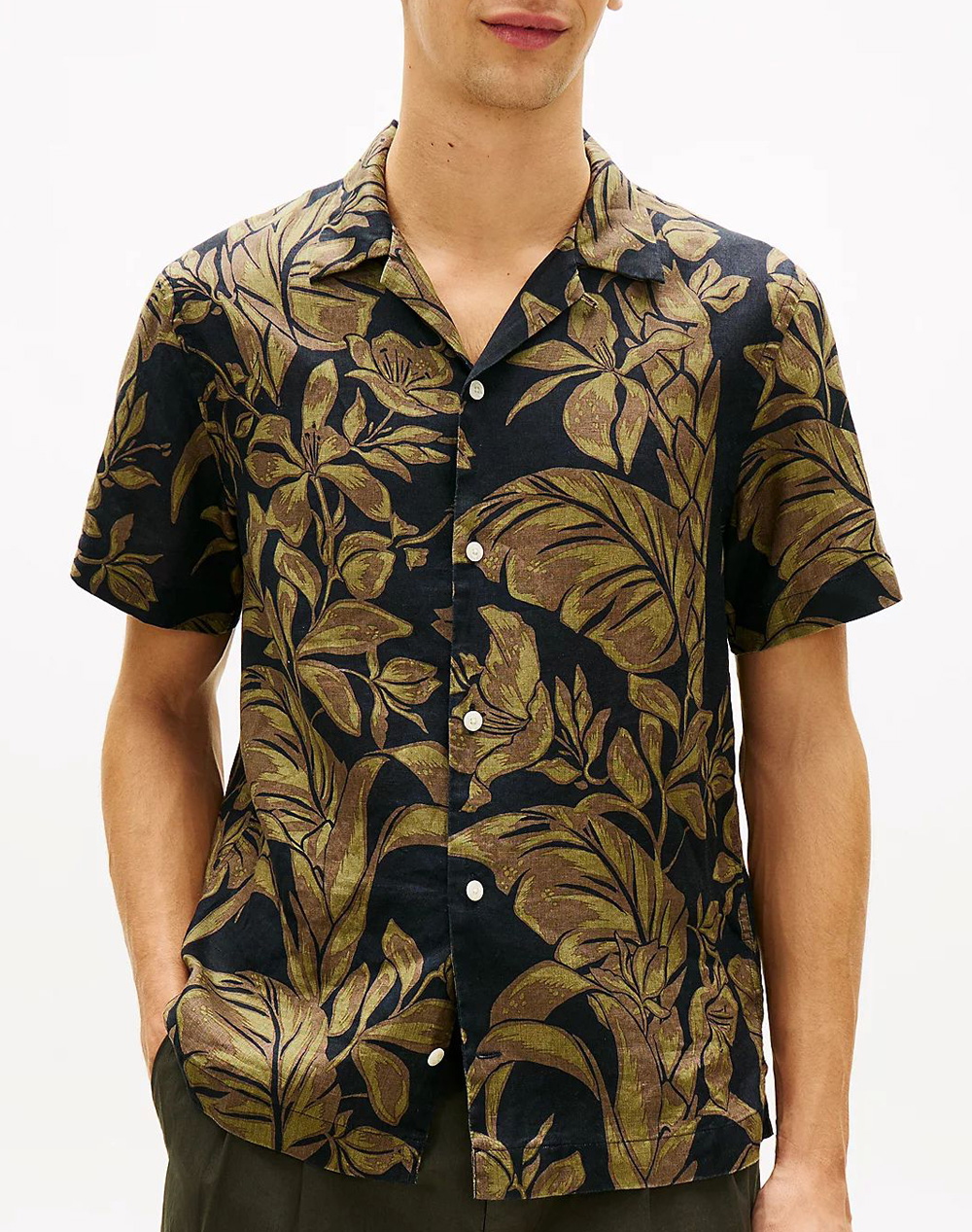 TOMMY HILFIGER LINEN FLORAL AOP SS RF 1/2 MW0MW42403-C1G Multi