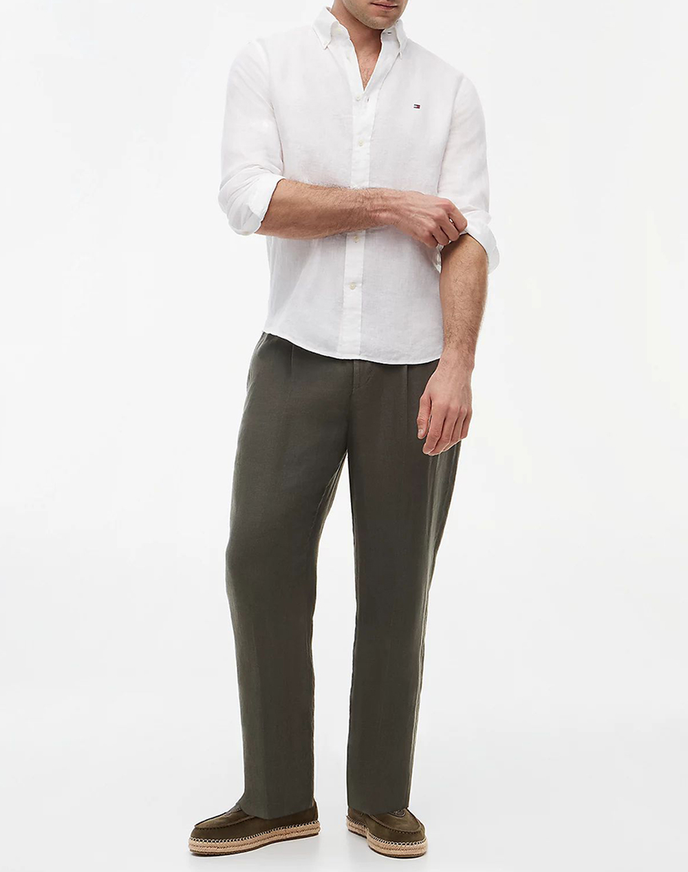 Men's Shirts Tommy Hilfiger White