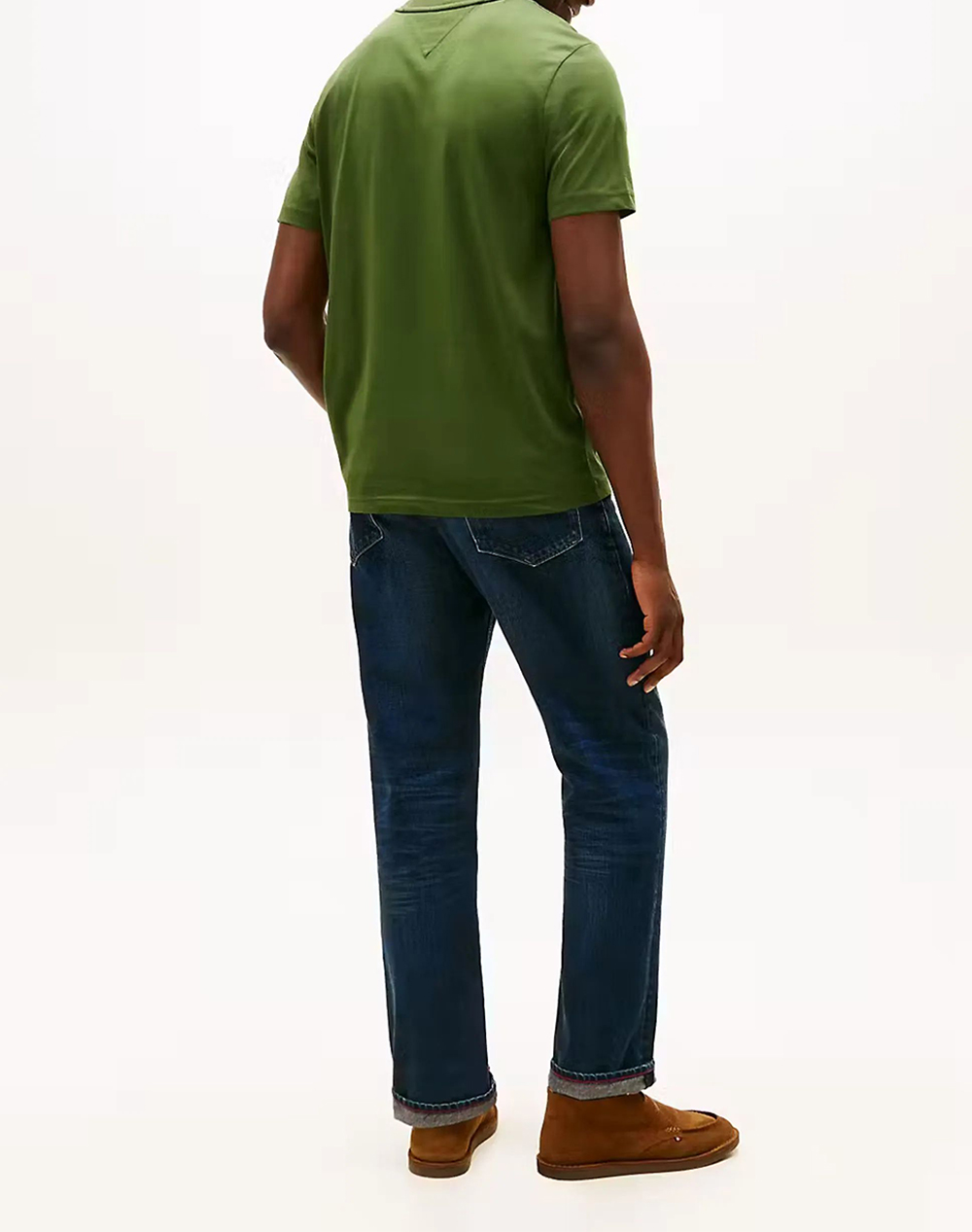 TOMMY HILFIGER BRAND LOVE SMALL CENTER TEE MW0MW41453-L01 Green φωτογραφία